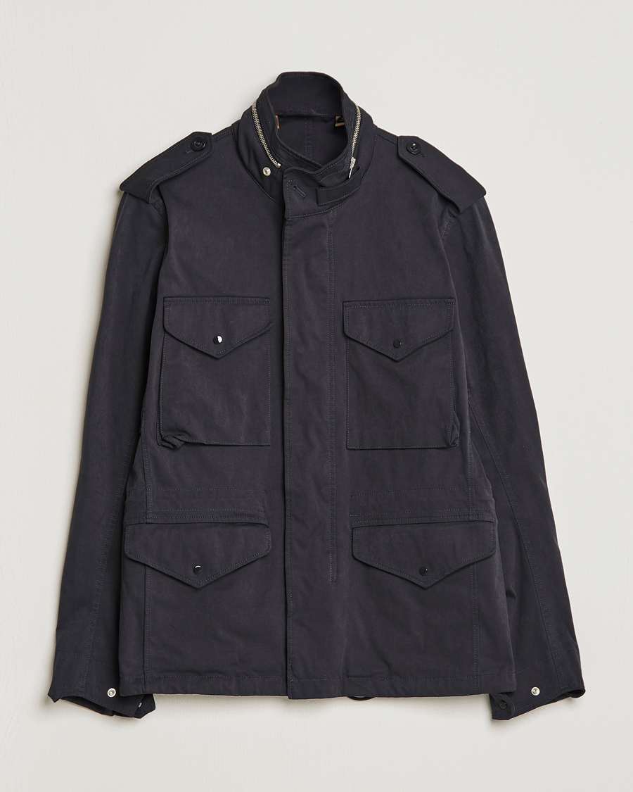 Mies | Takit | Ten c | 9 oz OJJ Piece Dyed Short Field Jacket Navy