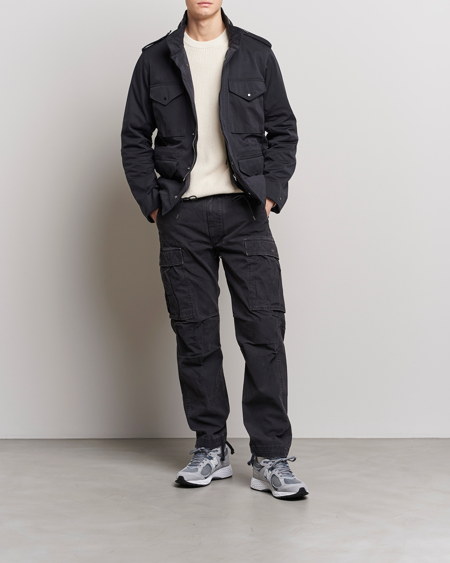 Mies | Takit | Ten c | 9 oz OJJ Piece Dyed Short Field Jacket Navy