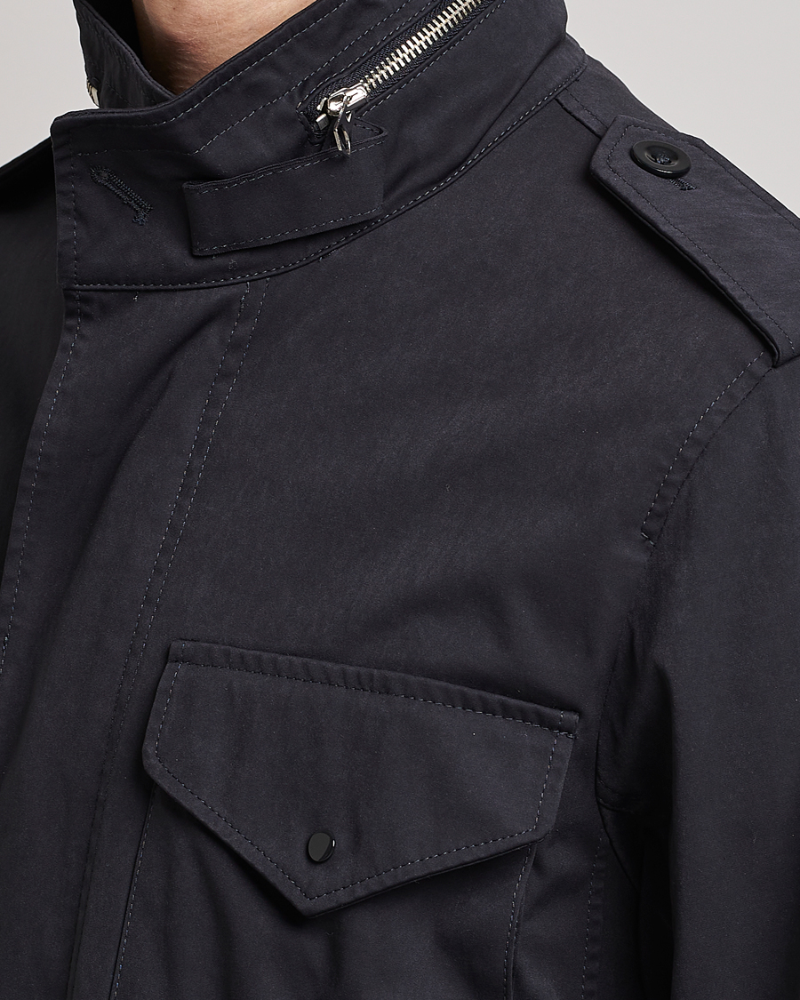 Mies | Takit | Ten c | 9 oz OJJ Piece Dyed Short Field Jacket Navy