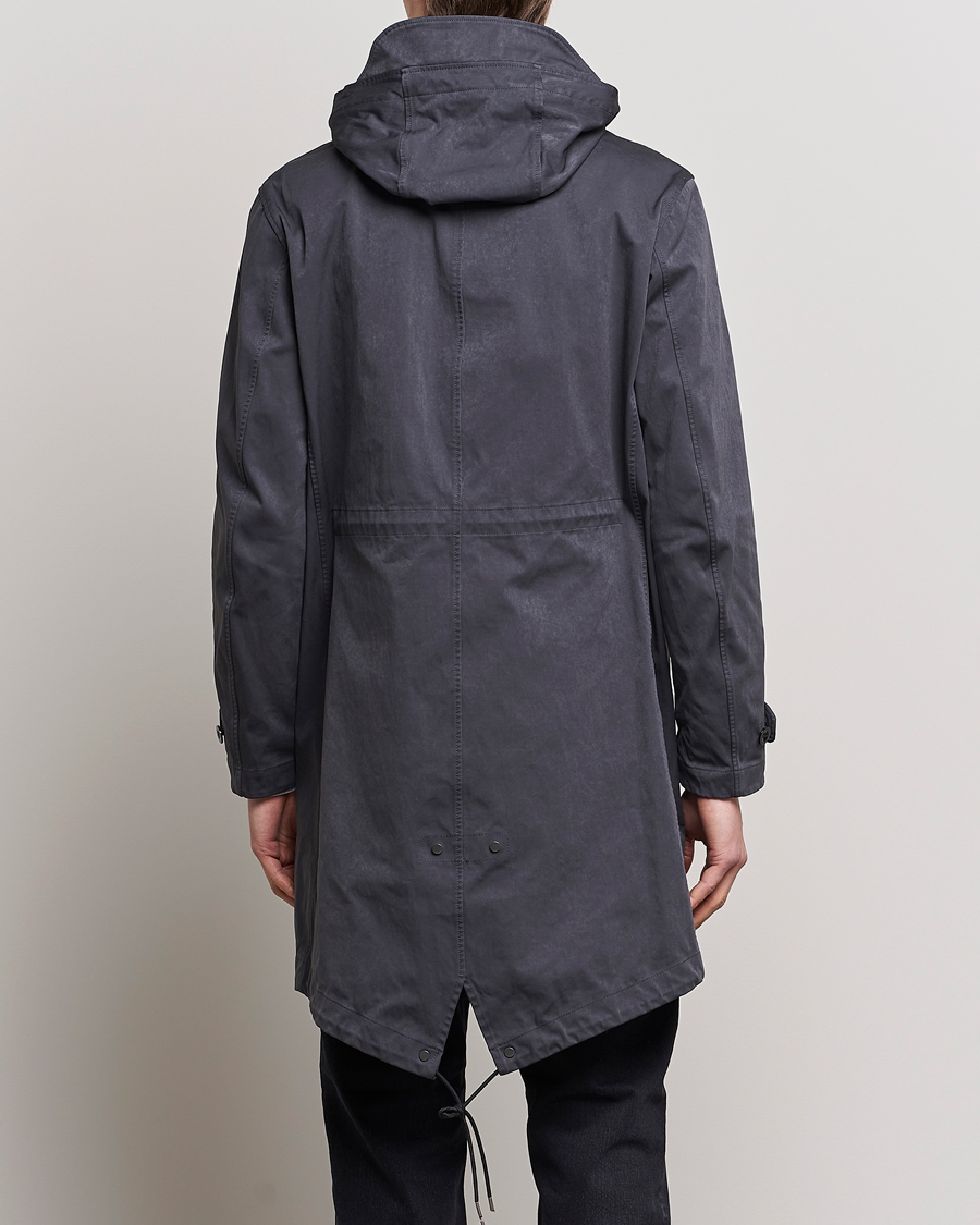 Mies | Takit | Ten c | 9 oz OJJ Piece Dyed Rider Parka Dark Grey