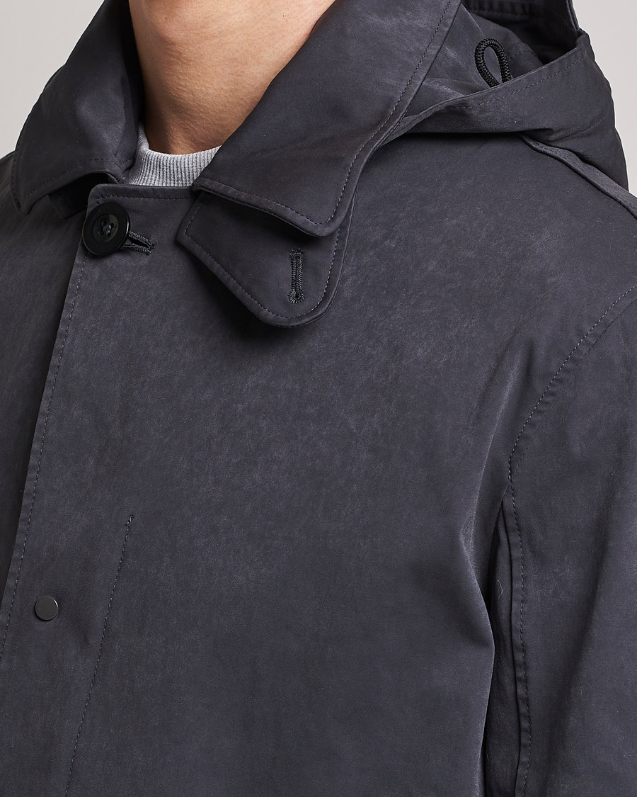 Mies | Takit | Ten c | 9 oz OJJ Piece Dyed Rider Parka Dark Grey