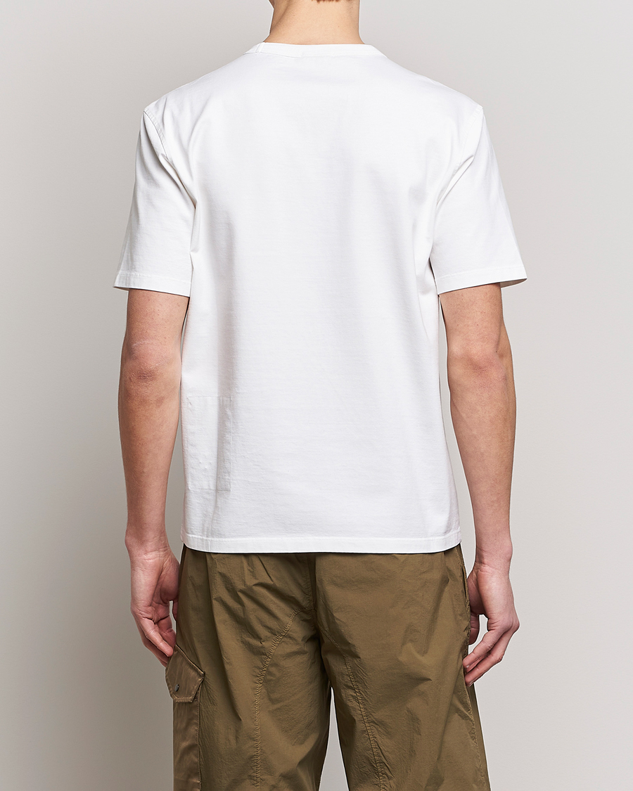 Mies | T-paidat | Ten c | Garment Dyed Cotton Jersey T-Shirt White