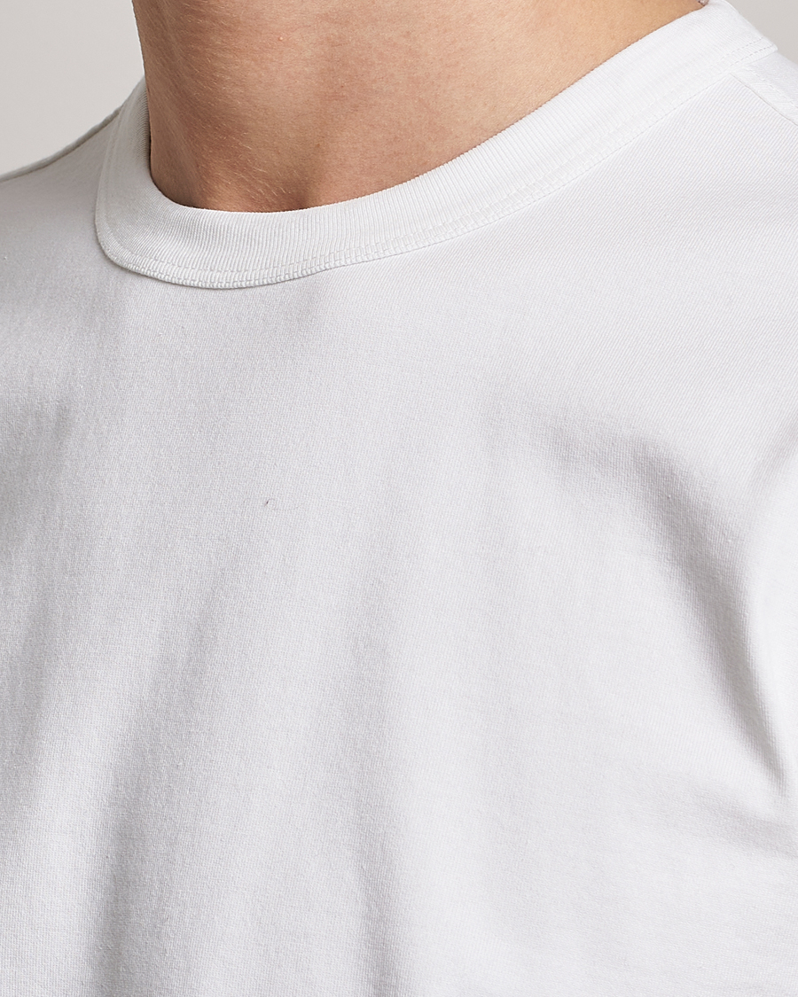Mies | T-paidat | Ten c | Garment Dyed Cotton Jersey T-Shirt White