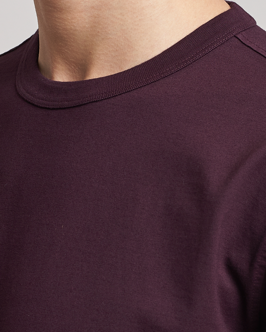 Mies | T-paidat | Ten c | Garment Dyed Cotton Jersey T-Shirt Blackberry