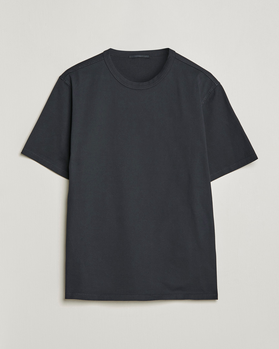 Mies | T-paidat | Ten c | Garment Dyed Cotton Jersey T-Shirt Blue Grey