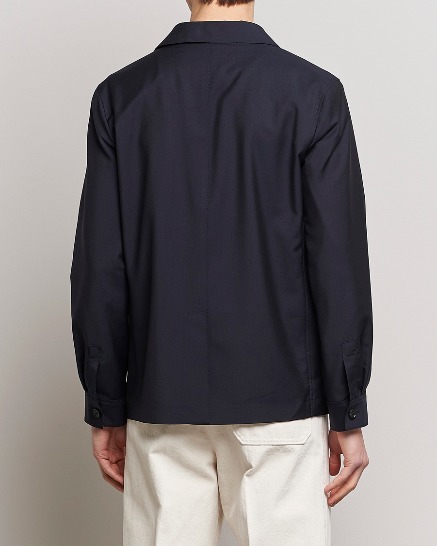 Mies | Takit | Zegna | Wool/Mohair Chore Jacket Navy