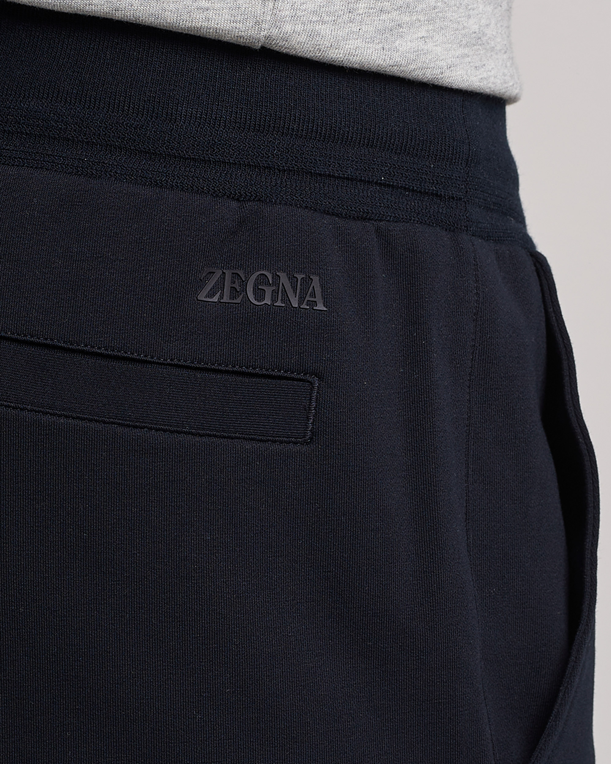 Mies | Housut | Zegna | Cotton Stretch Joggers Navy