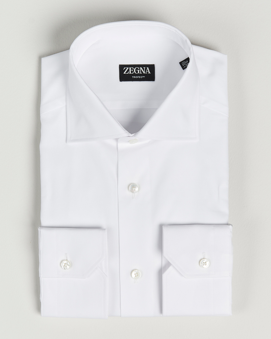 Mies | Kauluspaidat | Zegna | Slim Fit Trofeo Dress Shirt White