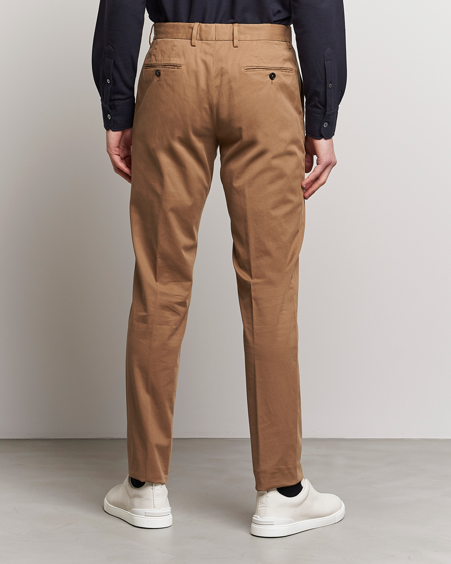 Mies | Housut | Zegna | Slim Fit Premium Cotton Chinos Khaki