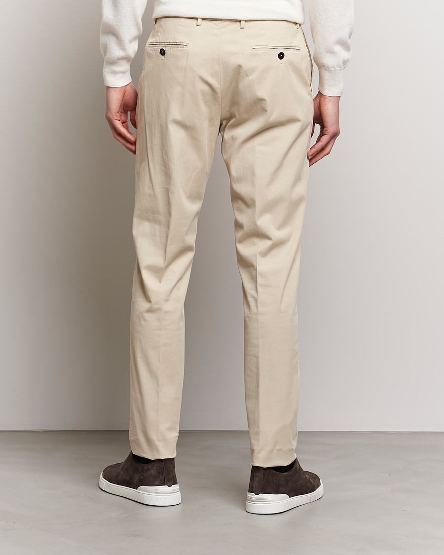 Mies | Housut | Zegna | Slim Fit Premium Cotton Chinos Off White