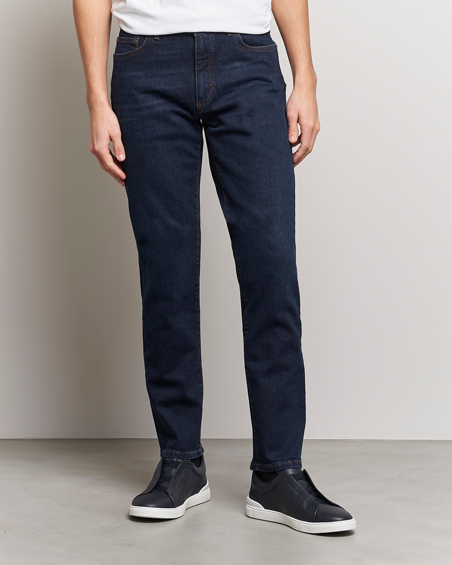 Mies | Farkut | Zegna | 5-Pocket Denim Pants Dark Rinse