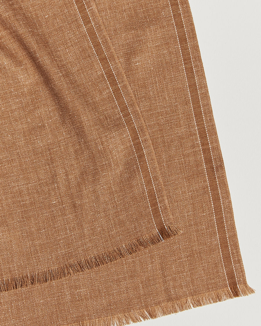 Mies | Zegna Oasi Cashmere/Linen Scarf Beige | Zegna | Oasi Cashmere/Linen Scarf Beige