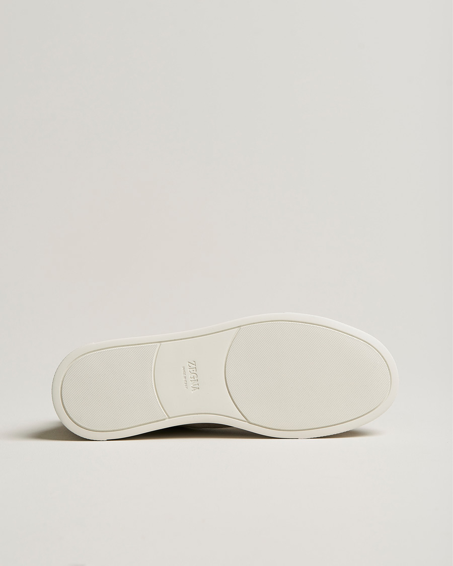 Mies | Zegna Triple Stitch Sneakers Grey Suede | Zegna | Triple Stitch Sneakers Grey Suede