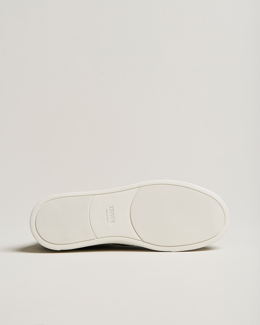 Mies | Zegna Triple Stitch Sneakers Dark Brown Suede | Zegna | Triple Stitch Sneakers Dark Brown Suede