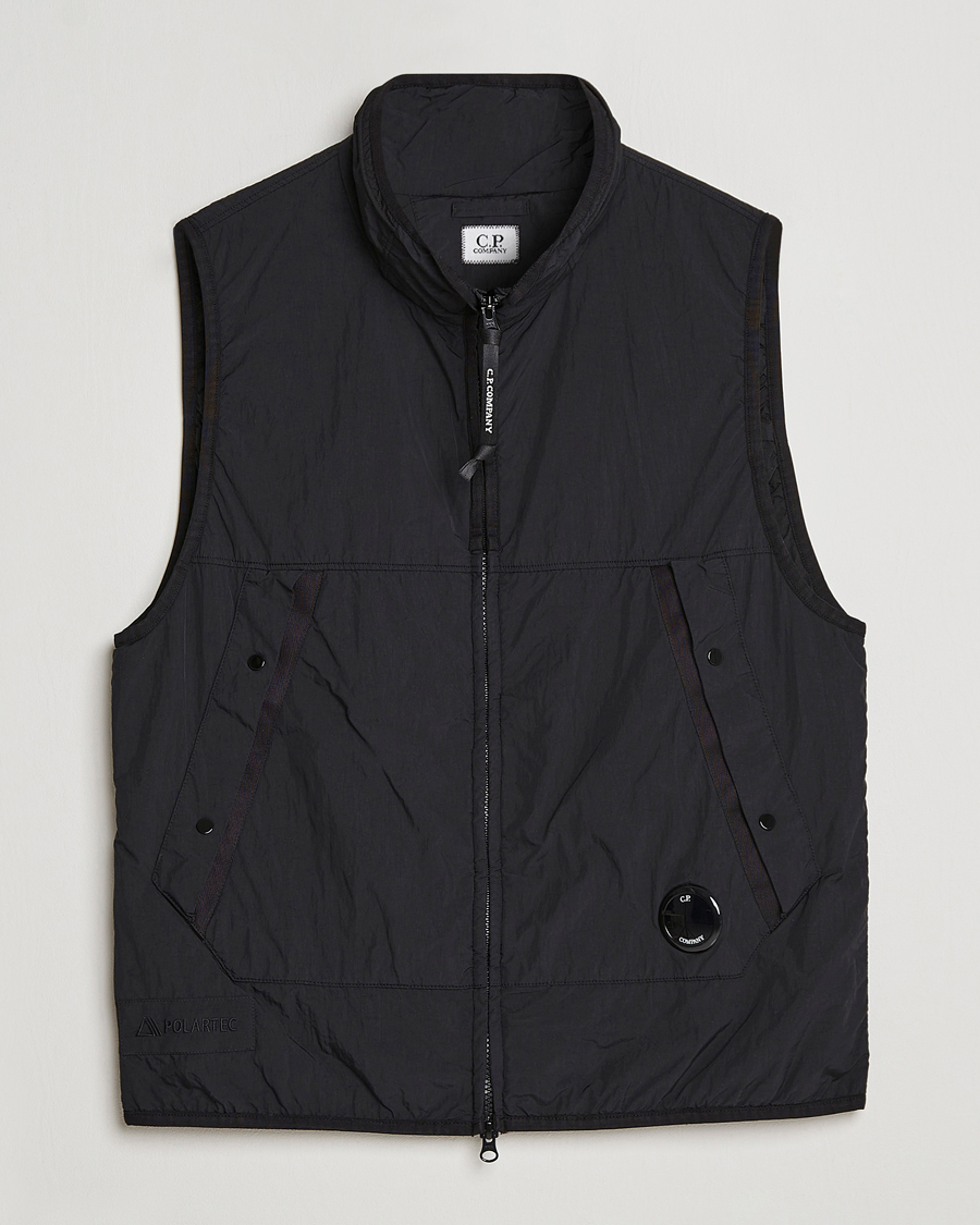 Mies | C.P. Company Polartek G.D.P.Nylon Vest Black | C.P. Company | Polartek G.D.P.Nylon Vest Black