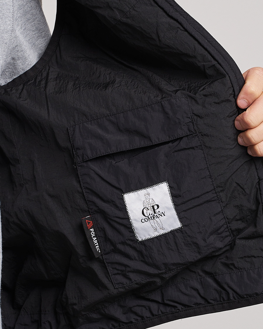 Mies | C.P. Company Polartek G.D.P.Nylon Vest Black | C.P. Company | Polartek G.D.P.Nylon Vest Black