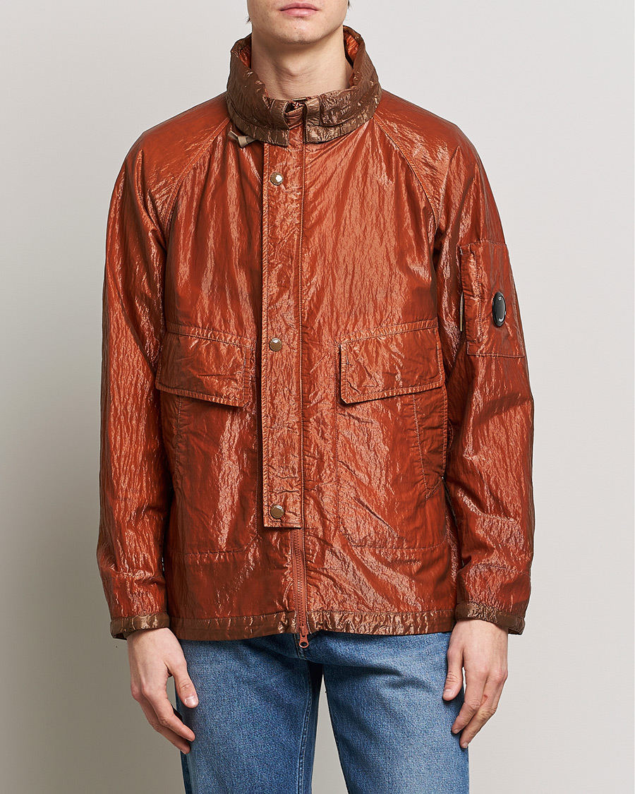 Mies | Nykyaikaiset takit | C.P. Company | Kan-D Garment Dyed Nylon Jacket Rust