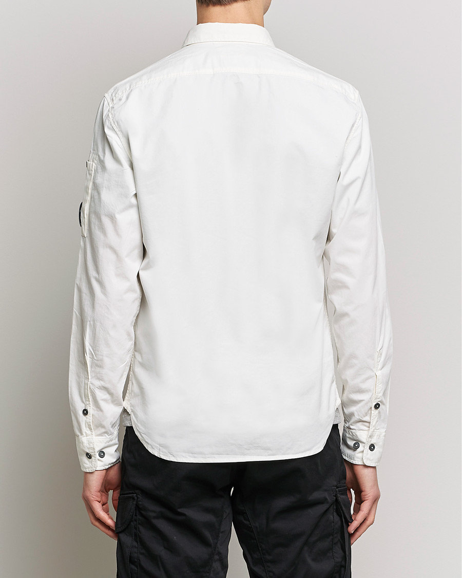 Mies | Kauluspaidat | C.P. Company | Garment Dyed Gabardine Shirt Jacket White