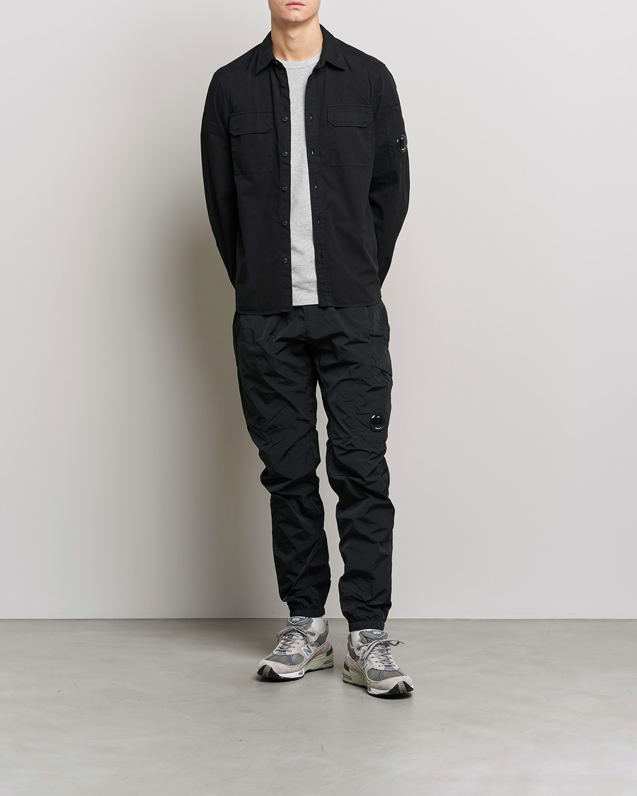 Mies | Kauluspaidat | C.P. Company | Garment Dyed Gabardine Shirt Jacket Black