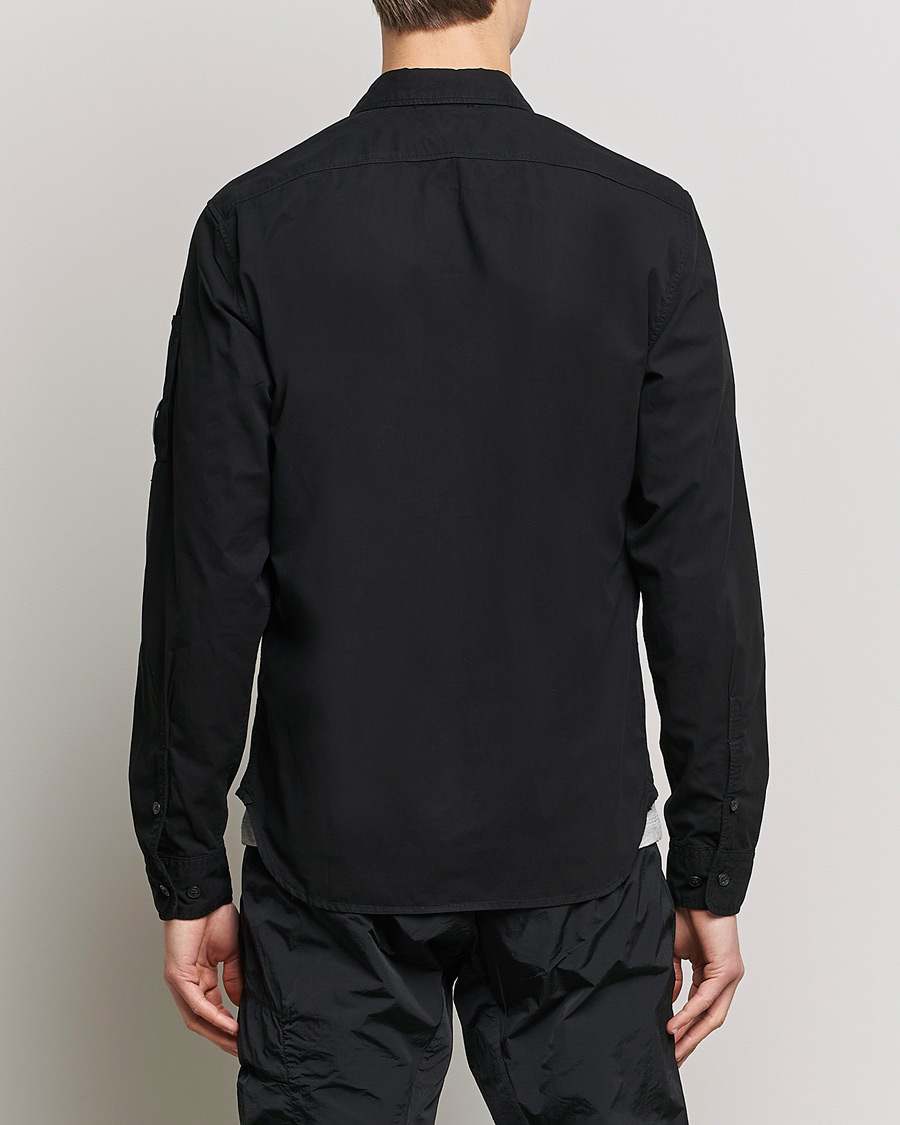 Mies | Kauluspaidat | C.P. Company | Garment Dyed Gabardine Shirt Jacket Black