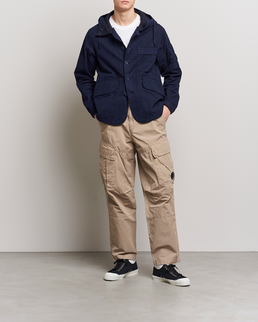 Mies | Housut | C.P. Company | Microreps No Peach Loose Fit Cargo Pants Sand