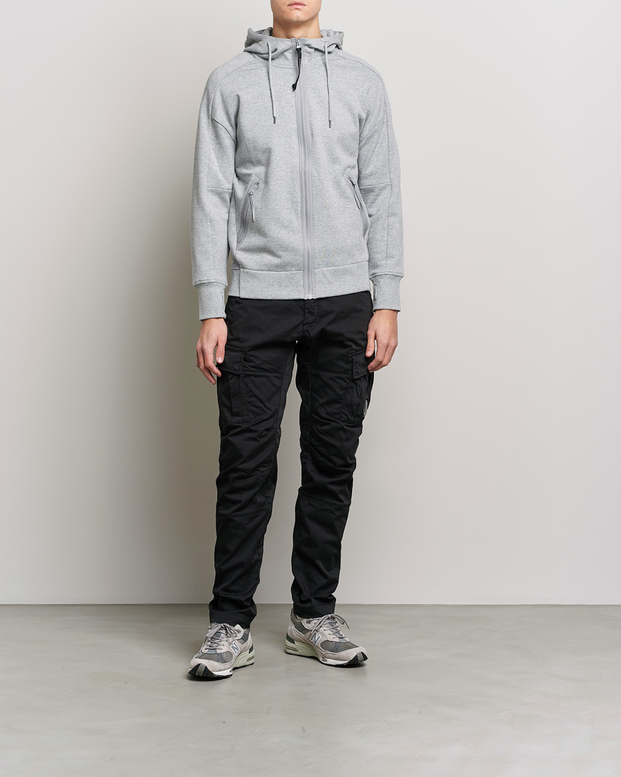 Mies | Housut | C.P. Company | Satin Stretch Cargo Pants Black