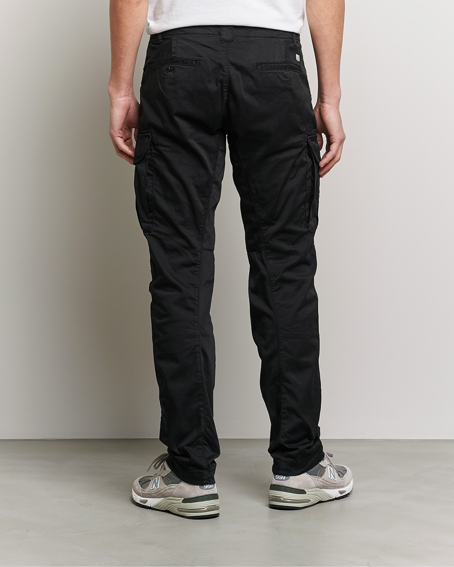 Mies | Housut | C.P. Company | Satin Stretch Cargo Pants Black