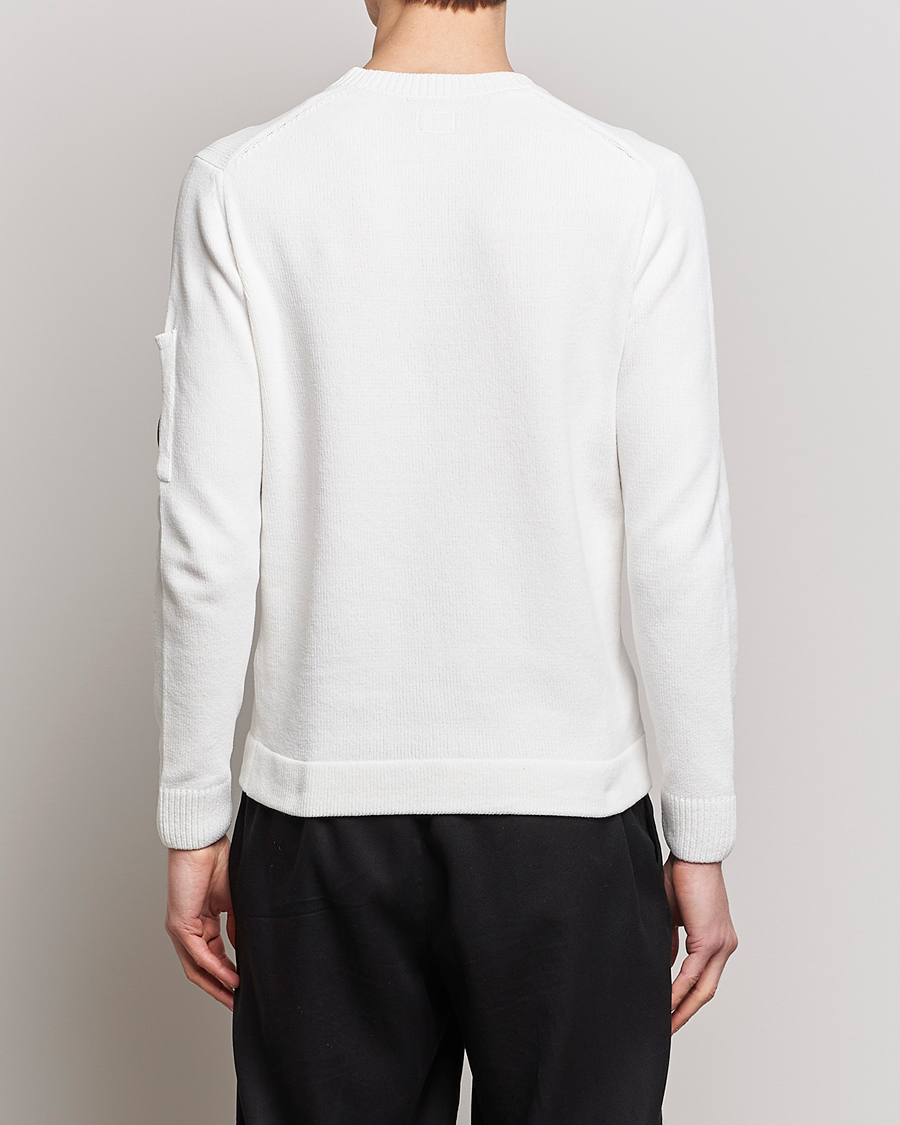 Mies | Puserot | C.P. Company | Cotton Chenille Crew Neck White