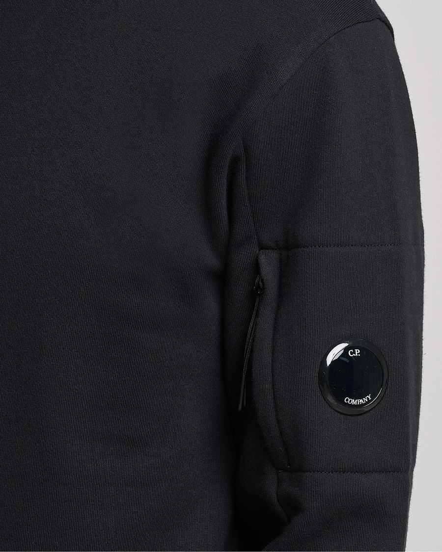 Mies | Puserot | C.P. Company | Diagonal Raised Fleece Lens Sweatshirt Black