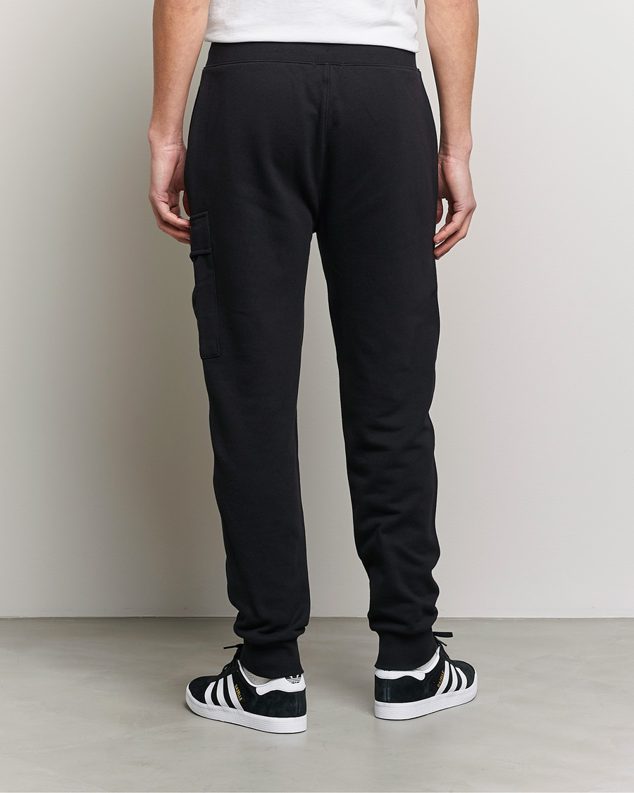 Mies | Housut | C.P. Company | Diagonal Raised Fleece Lens Sweatpants Black