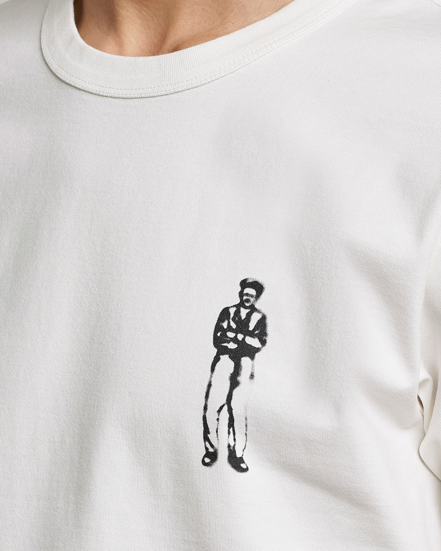 Mies | T-paidat | C.P. Company | Heavy Mercerized Cotton Printed Logo T-Shirt White