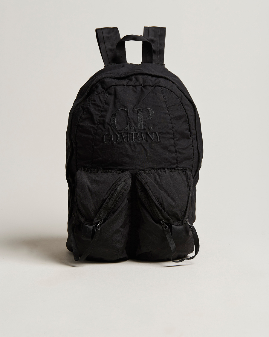 Mies | C.P. Company Taylon P Nylon Backpack Black | C.P. Company | Taylon P Nylon Backpack Black
