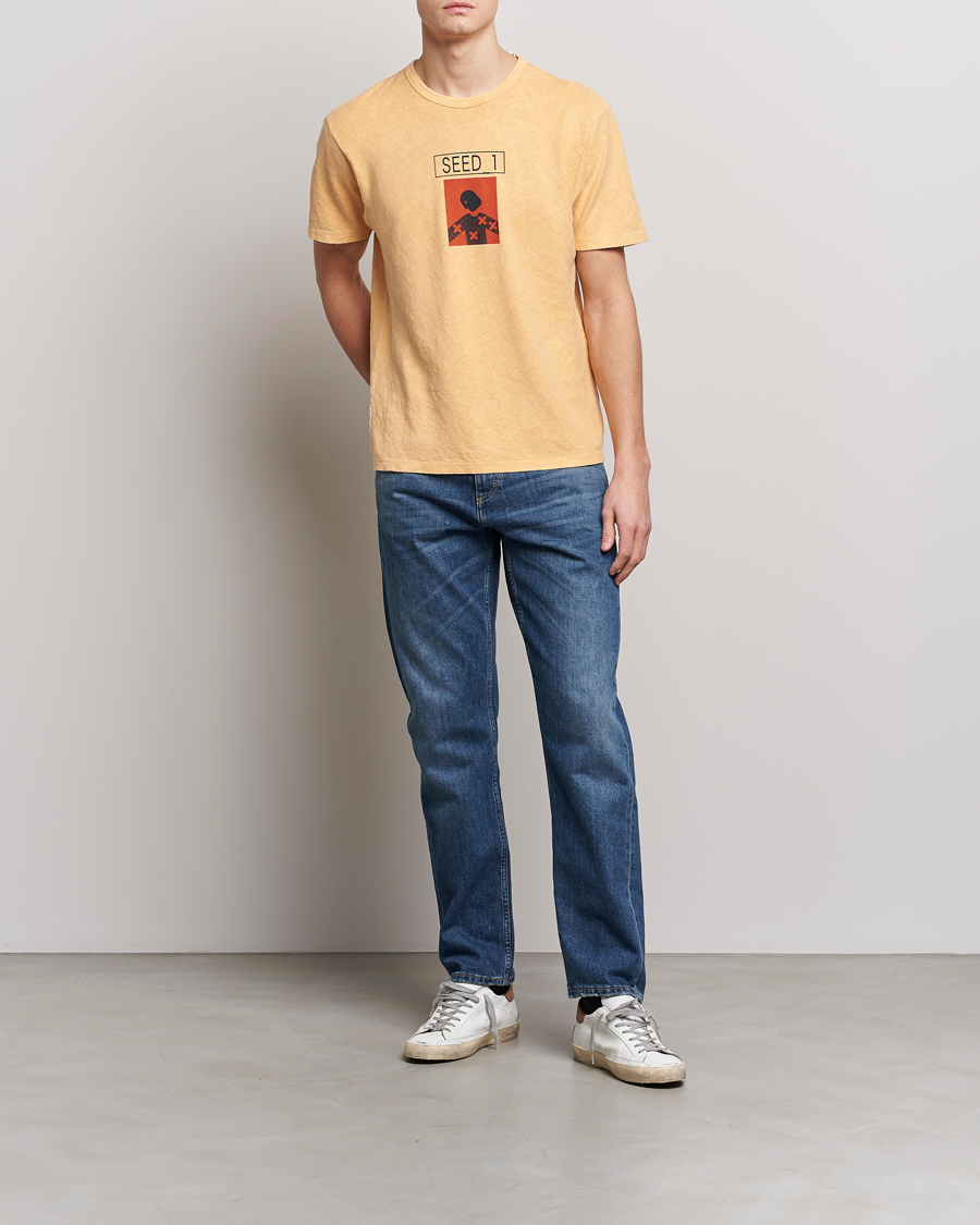 Mies | T-paidat | C.P. Company | Seed Recycled Hemp T-Shirt Orange