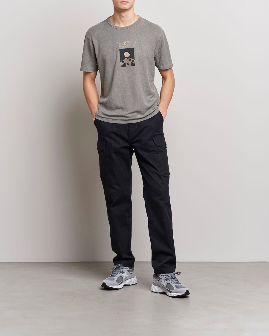 Mies | T-paidat | C.P. Company | Seed Recycled Hemp T-Shirt Grey