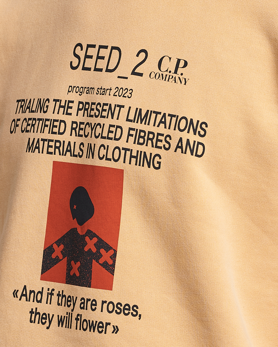 Mies | Puserot | C.P. Company | Recycled Cotton Sweatshirt Orange
