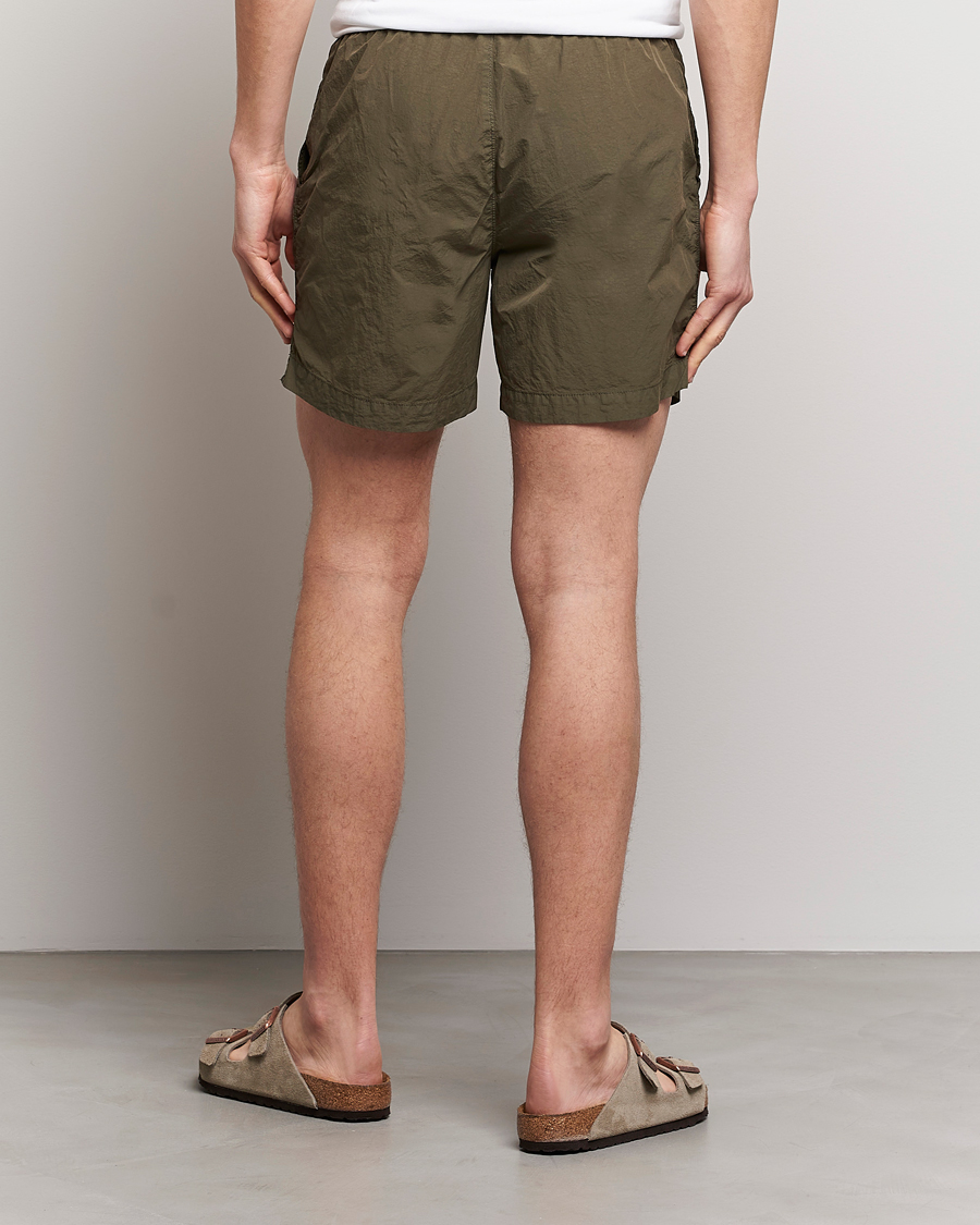 Mies | Uimahousut | C.P. Company | Flatt Nylon Garment Dyed Swimshorts Olive