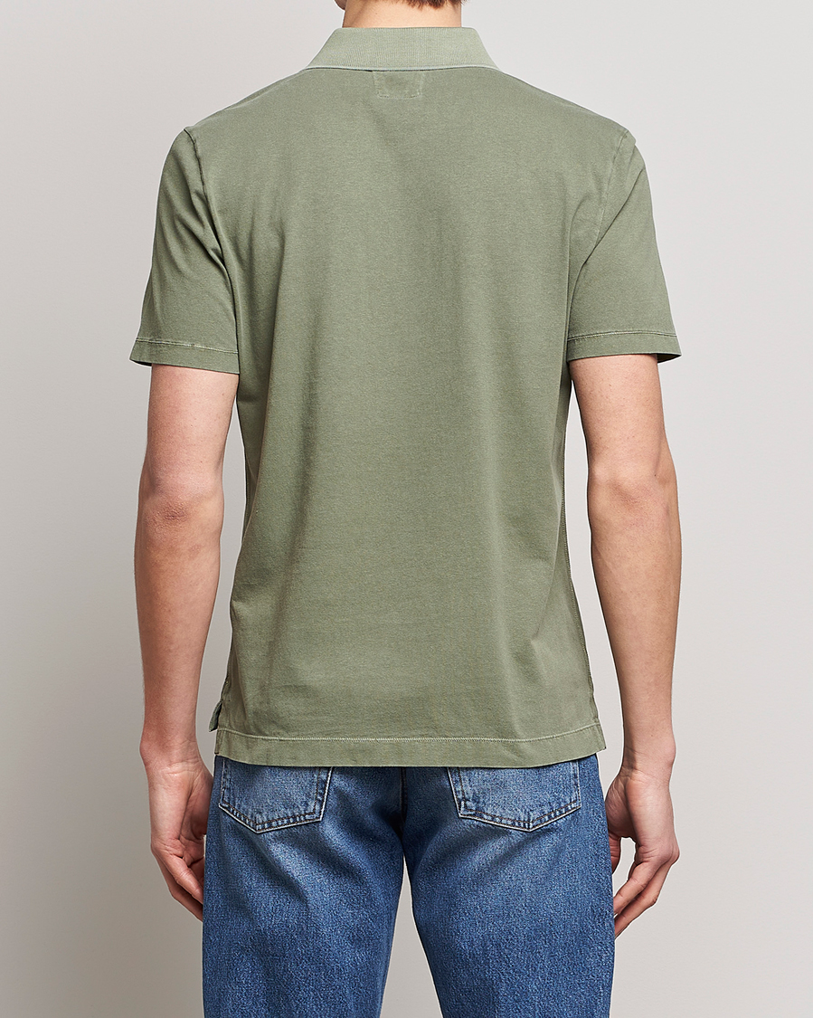 Mies | Pikeet | C.P. Company | Old Dyed Cotton Jersey Polo Olive
