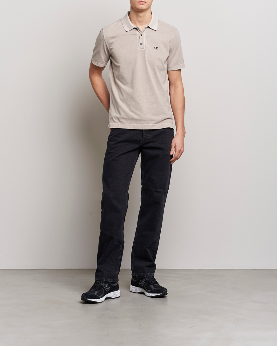 Mies | Pikeet | C.P. Company | Old Dyed Cotton Jersey Polo Grey