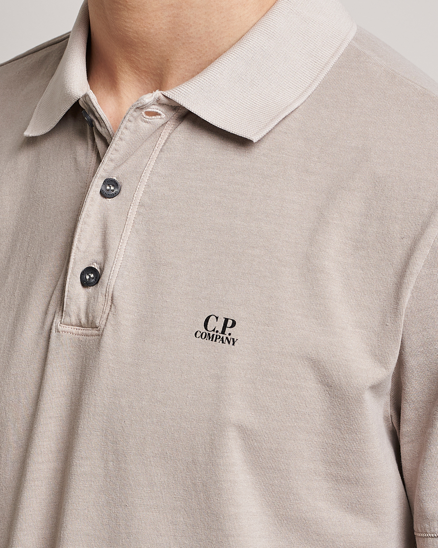 Mies | Pikeet | C.P. Company | Old Dyed Cotton Jersey Polo Grey