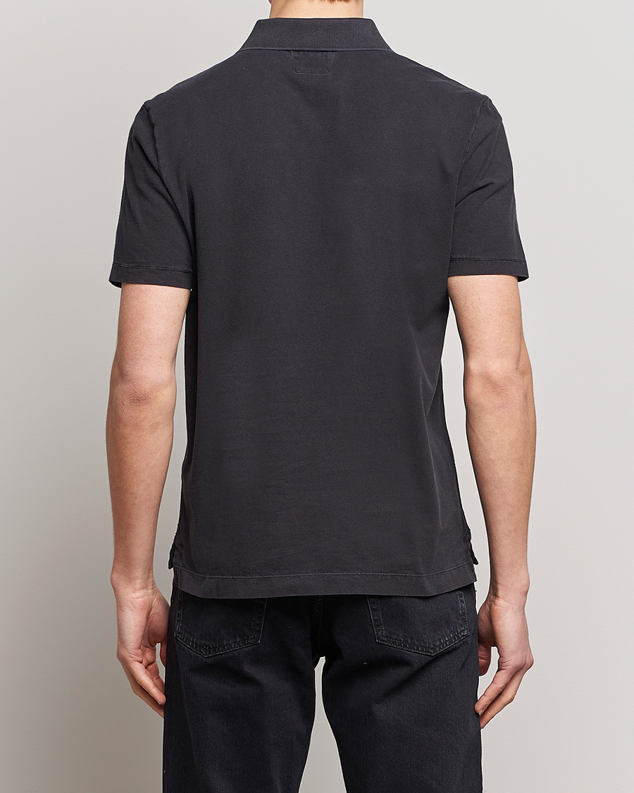 Mies | Pikeet | C.P. Company | Old Dyed Cotton Jersey Polo Black