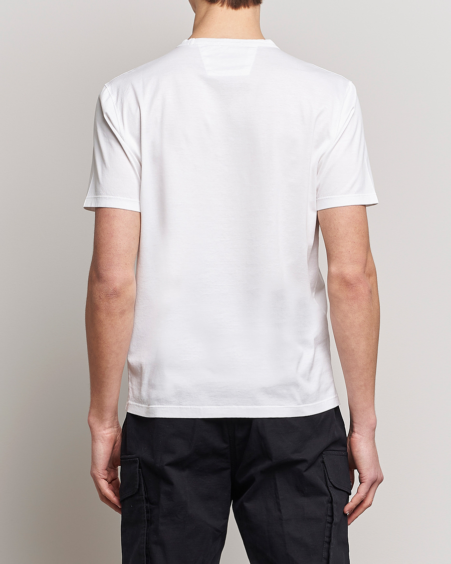Mies | T-paidat | C.P. Company | Mercerized Cotton Pocket T-Shirt White