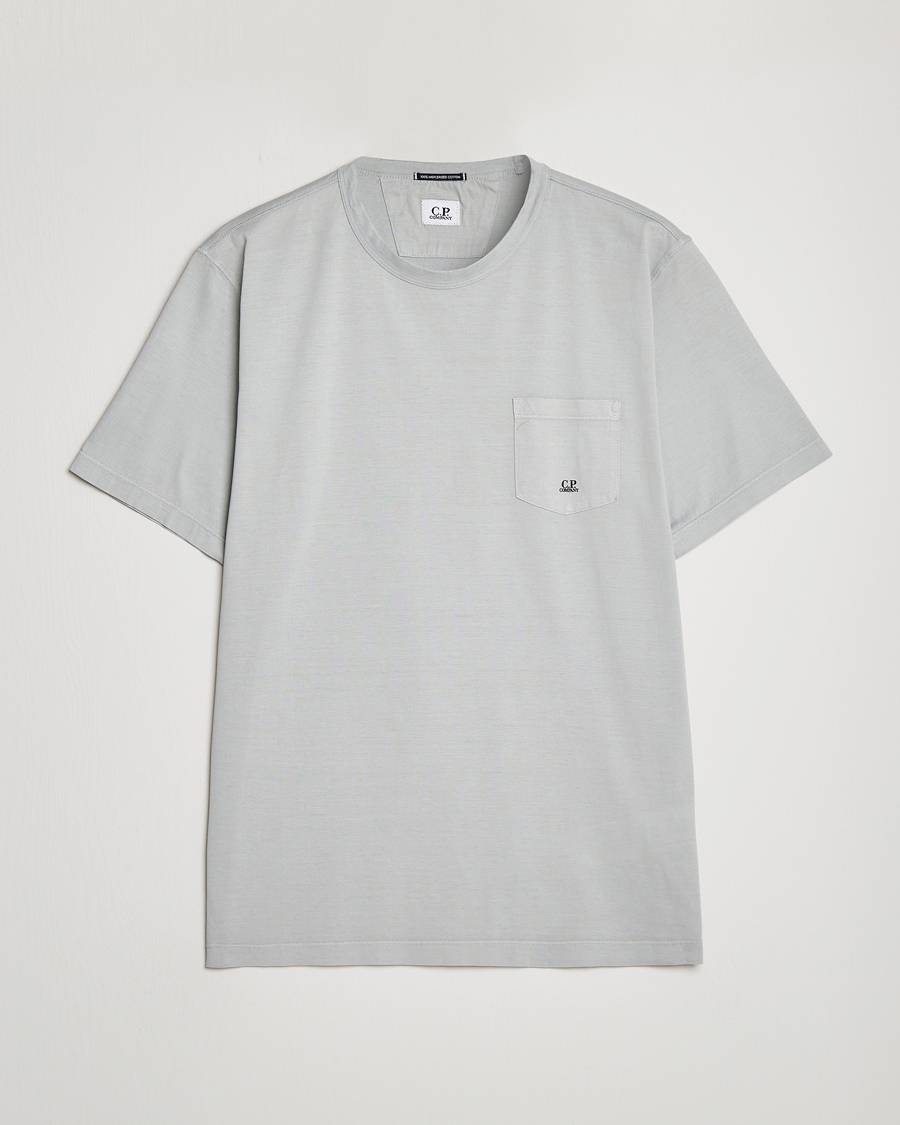 Mies | T-paidat | C.P. Company | Mercerized Cotton Pocket T-Shirt Ocean