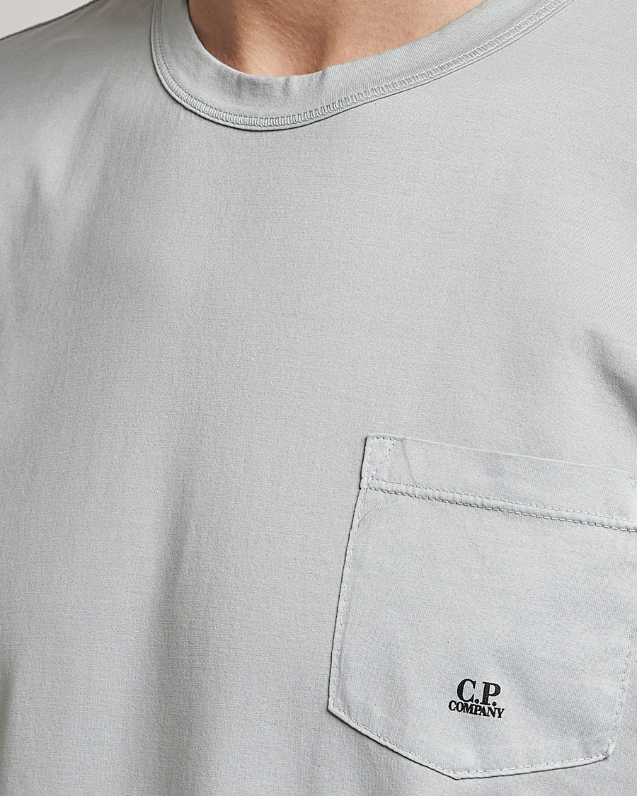Mies | T-paidat | C.P. Company | Mercerized Cotton Pocket T-Shirt Ocean