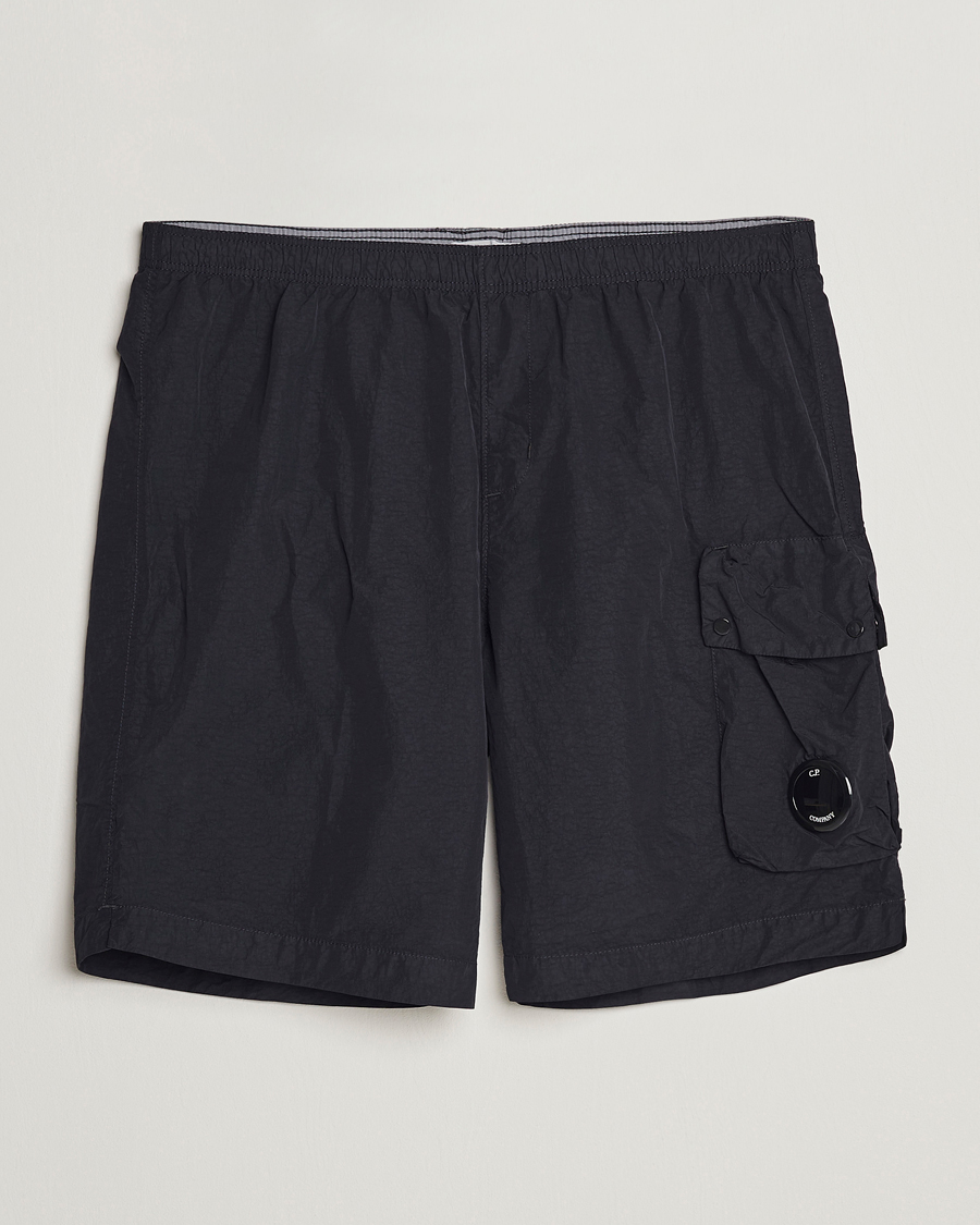 Mies | Shortsit | C.P. Company | Flatt Nylon Garment Dyed Shorts Black