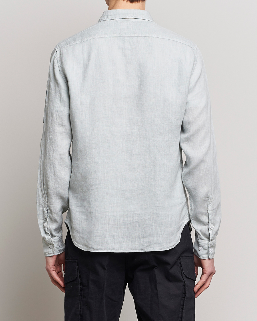 Mies | Kauluspaidat | C.P. Company | Long Sleeve Linen Shirt Ocean