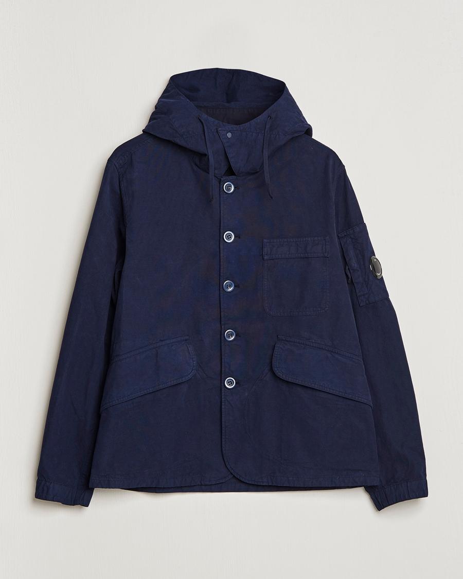 Mies | Takit | C.P. Company | MAIS-B Canvas Weave Garment Dyed Jacket Navy