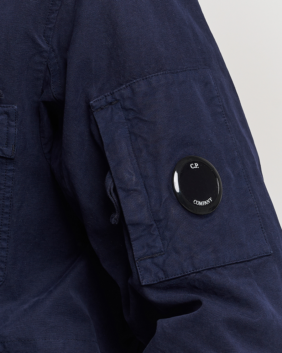 Mies | Takit | C.P. Company | MAIS-B Canvas Weave Garment Dyed Jacket Navy