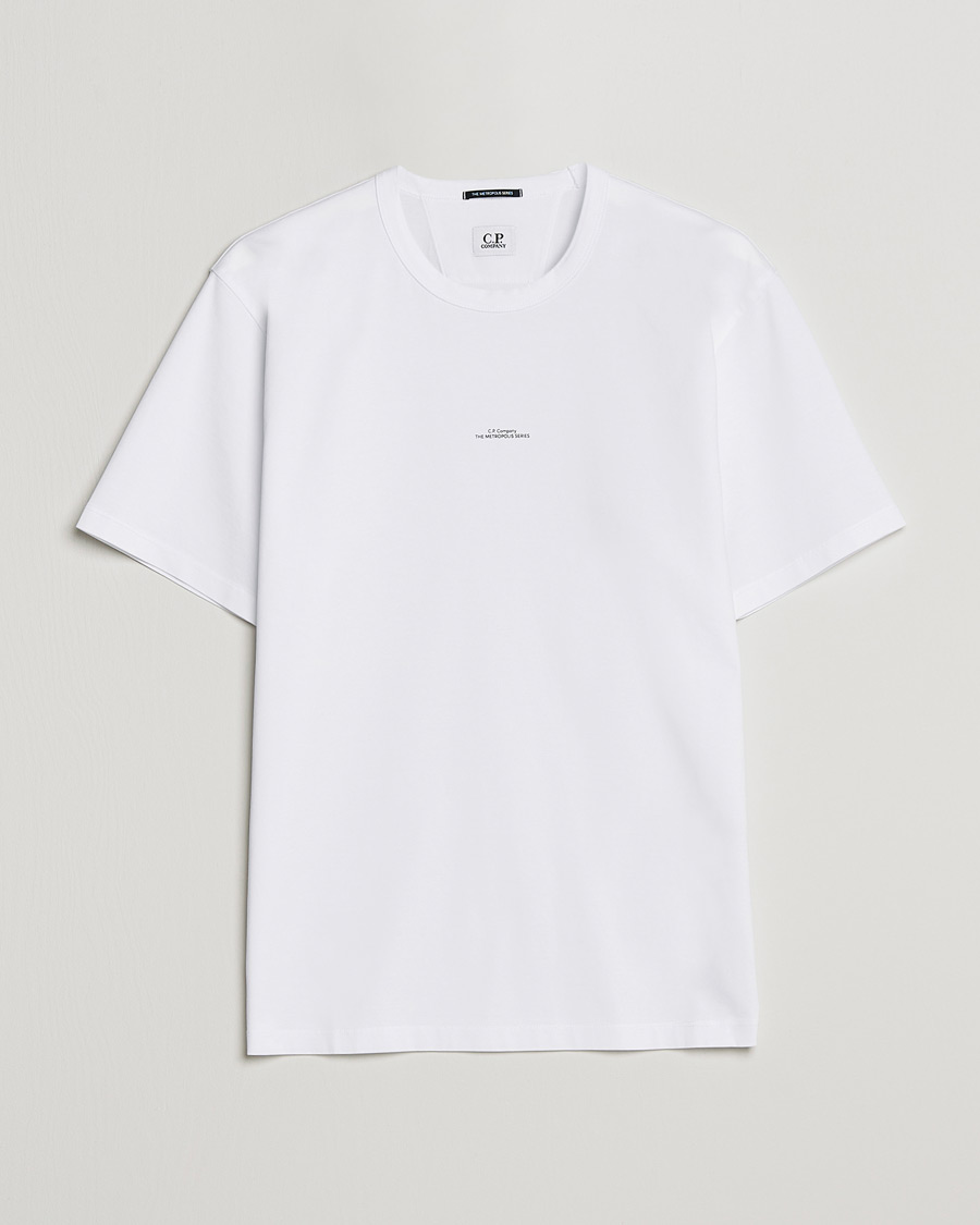 Mies | T-paidat | C.P. Company | Metropolis Mercerized Jersey T-Shirt White