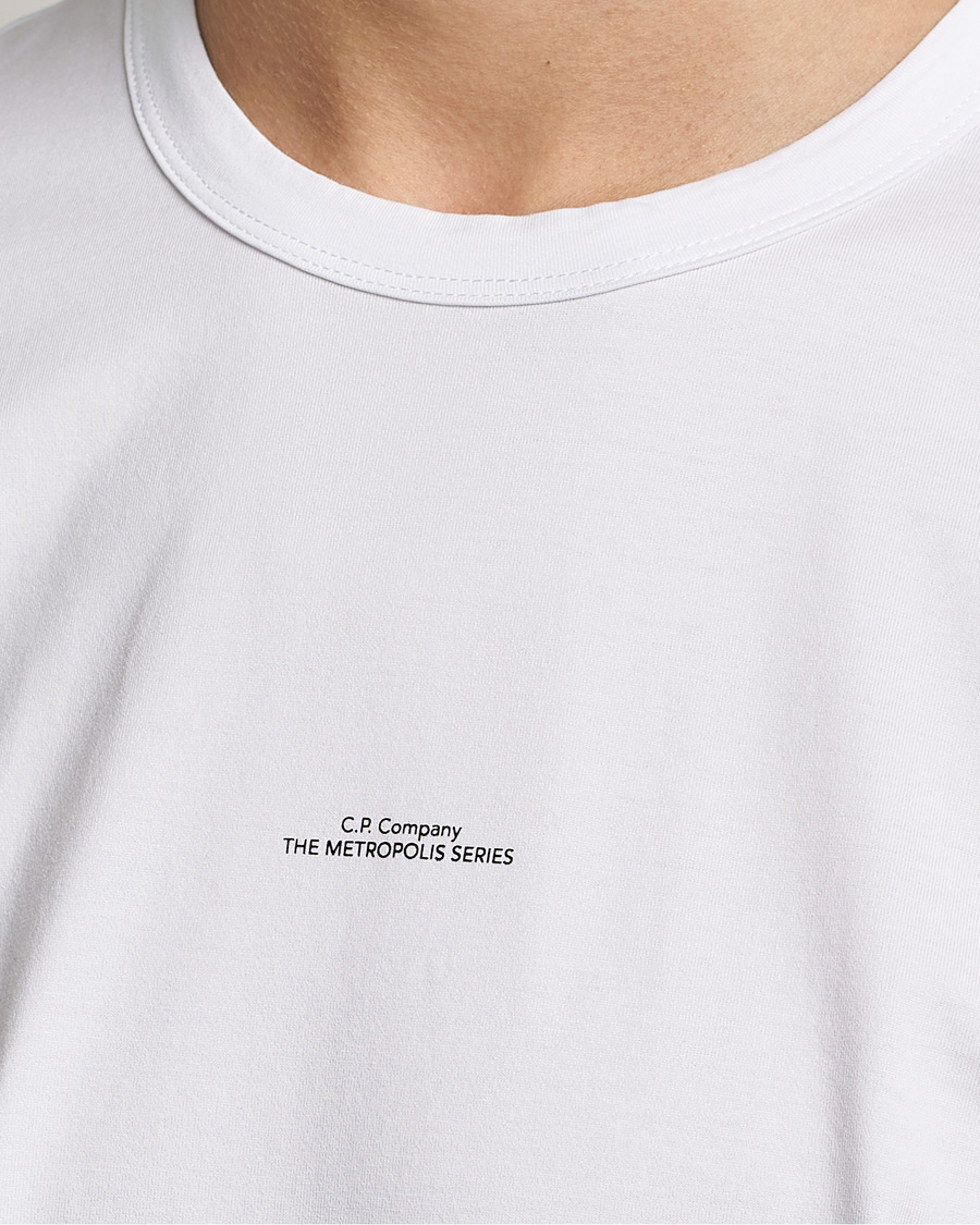 Mies | T-paidat | C.P. Company | Metropolis Mercerized Jersey T-Shirt White