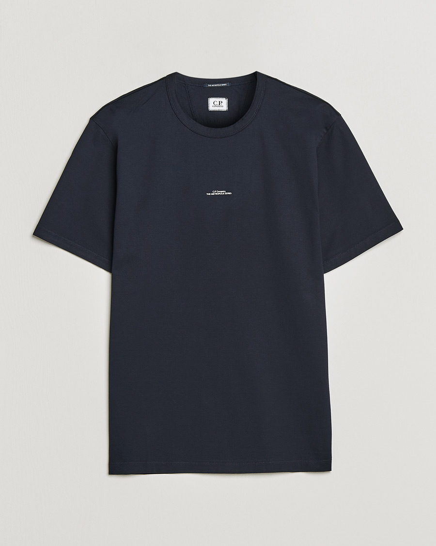 Mies | T-paidat | C.P. Company | Metropolis Mercerized Jersey T-Shirt Navy